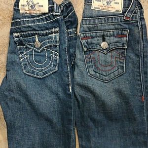 2 pts Boys True Religion Jeans